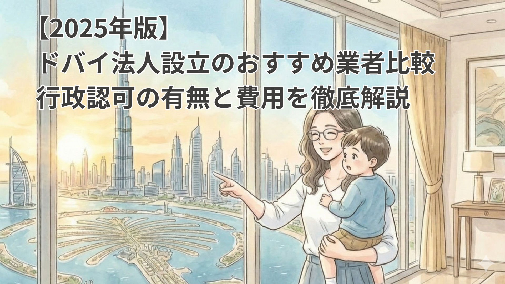 ドバイ法人設立のおすすめ業者比較｜行政認可の有無と費用を徹底解説【2025年版】